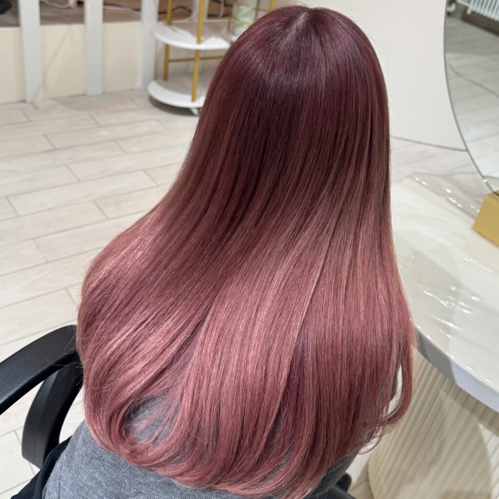 Bleach + tone (pink hair color - pink violet) by Masaki